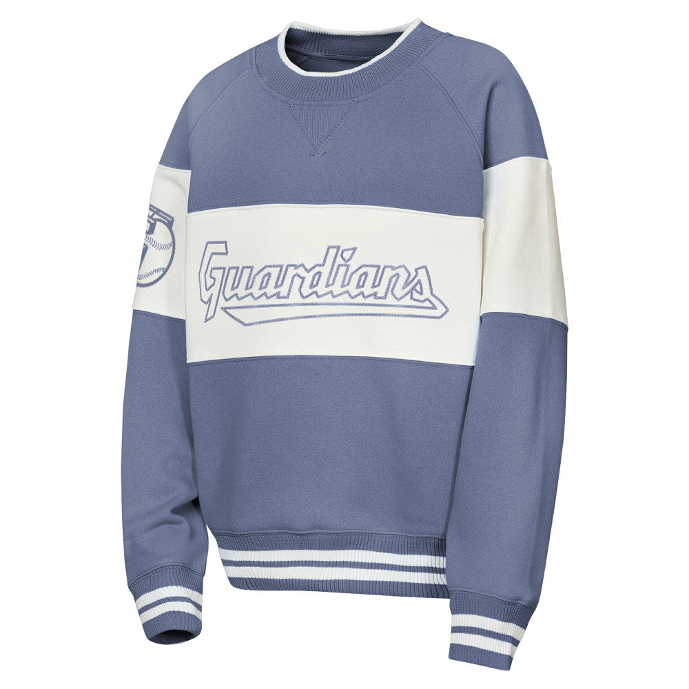 Cleveland Guardians Outerstuff Youth Ultimate Pastels On Base Sweatshirt - MLB