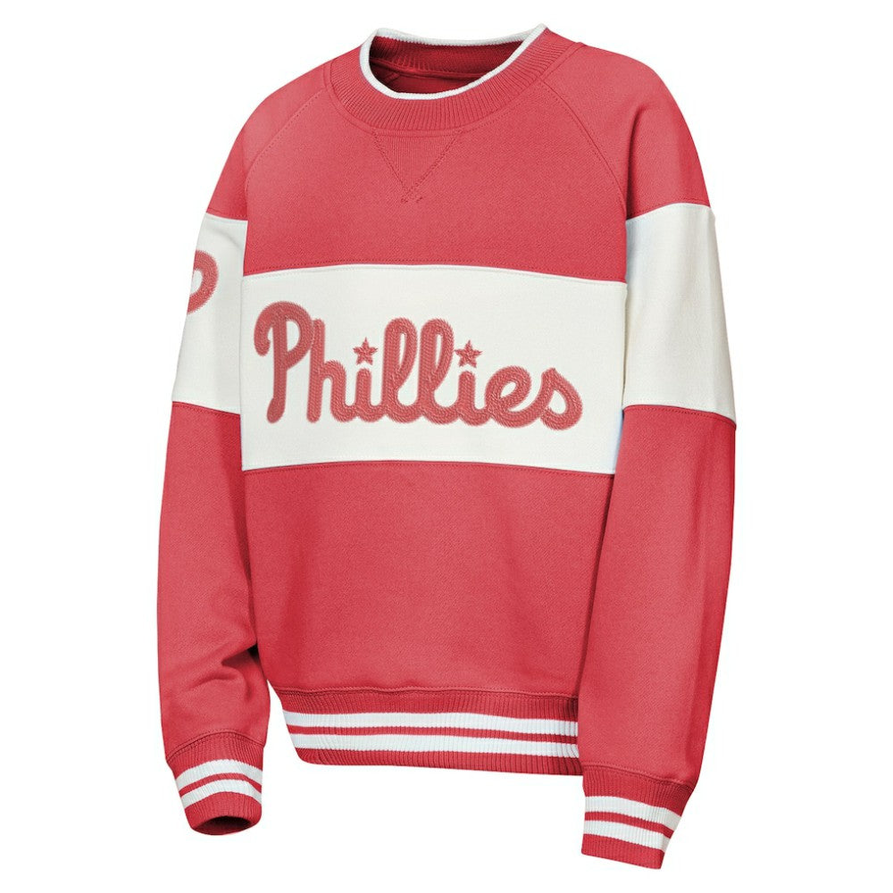 Philadelphia Phillies Outerstuff Youth Ultimate Pastels On Base Sweatshirt - MLB