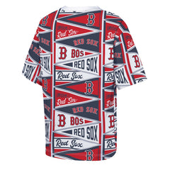 Boston Red Sox Outerstuff Youth All-Over Pennant T-Shirt - MLB