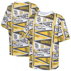 San Diego Padres Outerstuff Youth All-Over Pennant T-Shirt - MLB