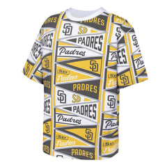 San Diego Padres Outerstuff Youth All-Over Pennant T-Shirt - MLB