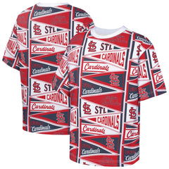 St. Louis Cardinals Outerstuff Youth All-Over Pennant T-Shirt - MLB