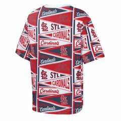 St. Louis Cardinals Outerstuff Youth All-Over Pennant T-Shirt - MLB