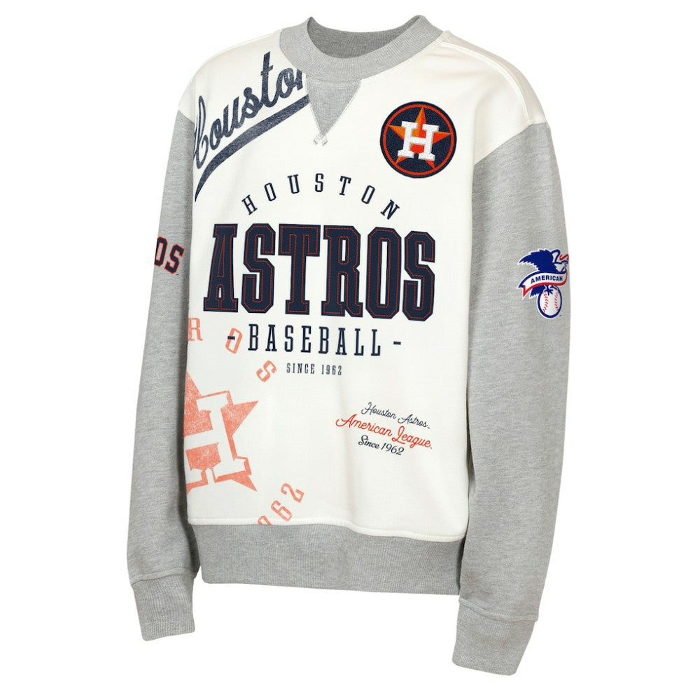 Houston Astros Outerstuff Youth Big League Power Hit Fleece Sweatshirt - MLB