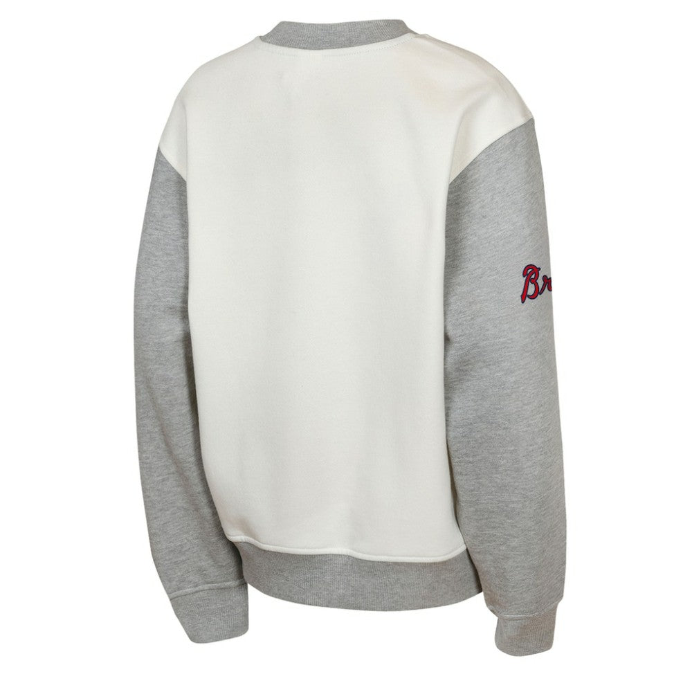 Atlanta Braves Outerstuff Youth Big League Power Hit Fleece Sweatshirt - MLB