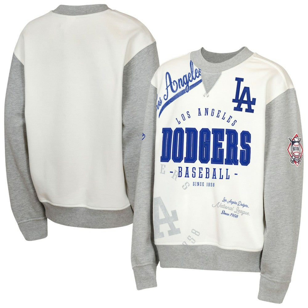 Los Angeles Dodgers Outerstuff Youth Big League Power Hit Fleece Sweatshirt - MLB