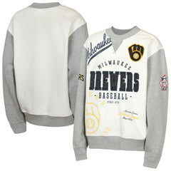 Milwaukee Brewers Outerstuff Youth Big League Power Hit Fleece Sweatshirt - MLB