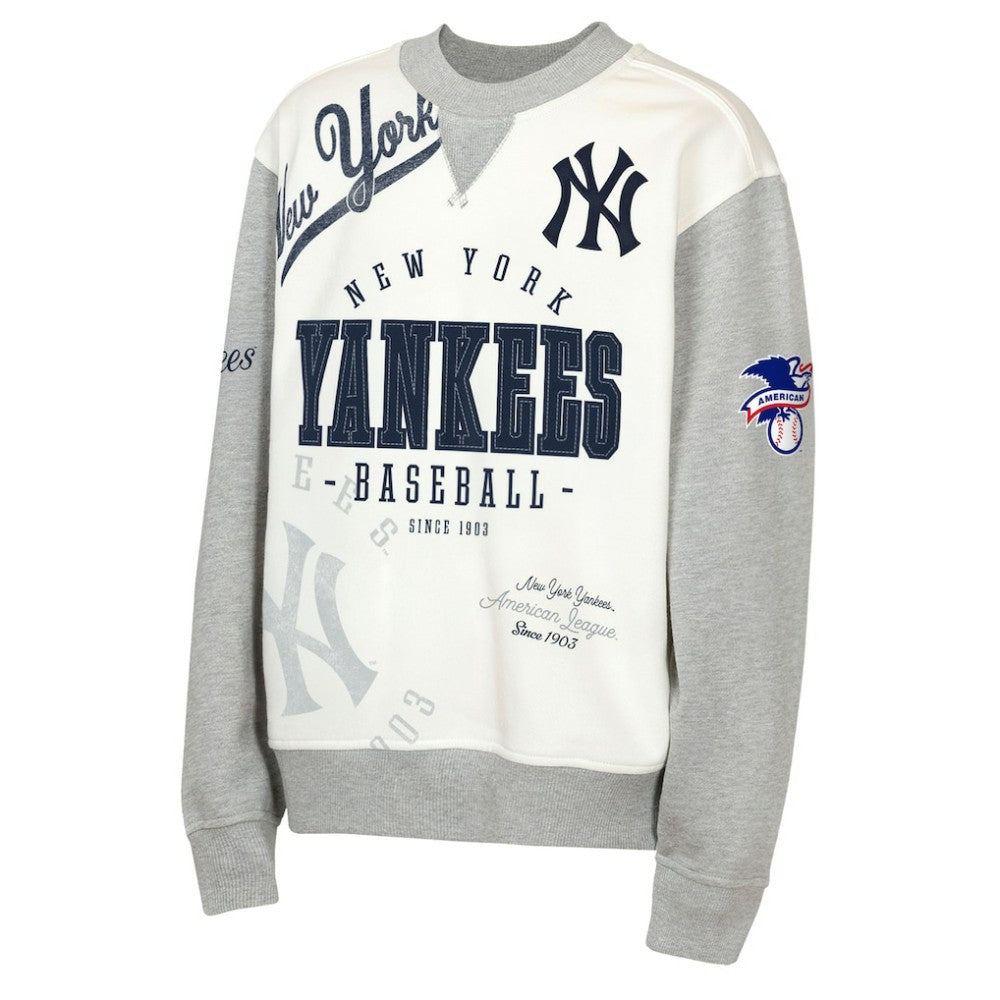 New York Yankees Outerstuff Youth Big League Power Hit Fleece Sweatshirt - MLB