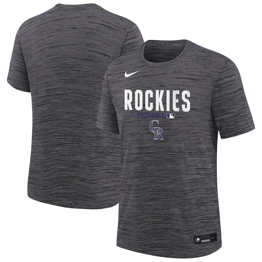 Colorado Rockies Nike Youth Authentic Collection Velocity Dri-FIT T-Shirt - MLB