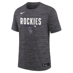Colorado Rockies Nike Youth Authentic Collection Velocity Dri-FIT T-Shirt - MLB