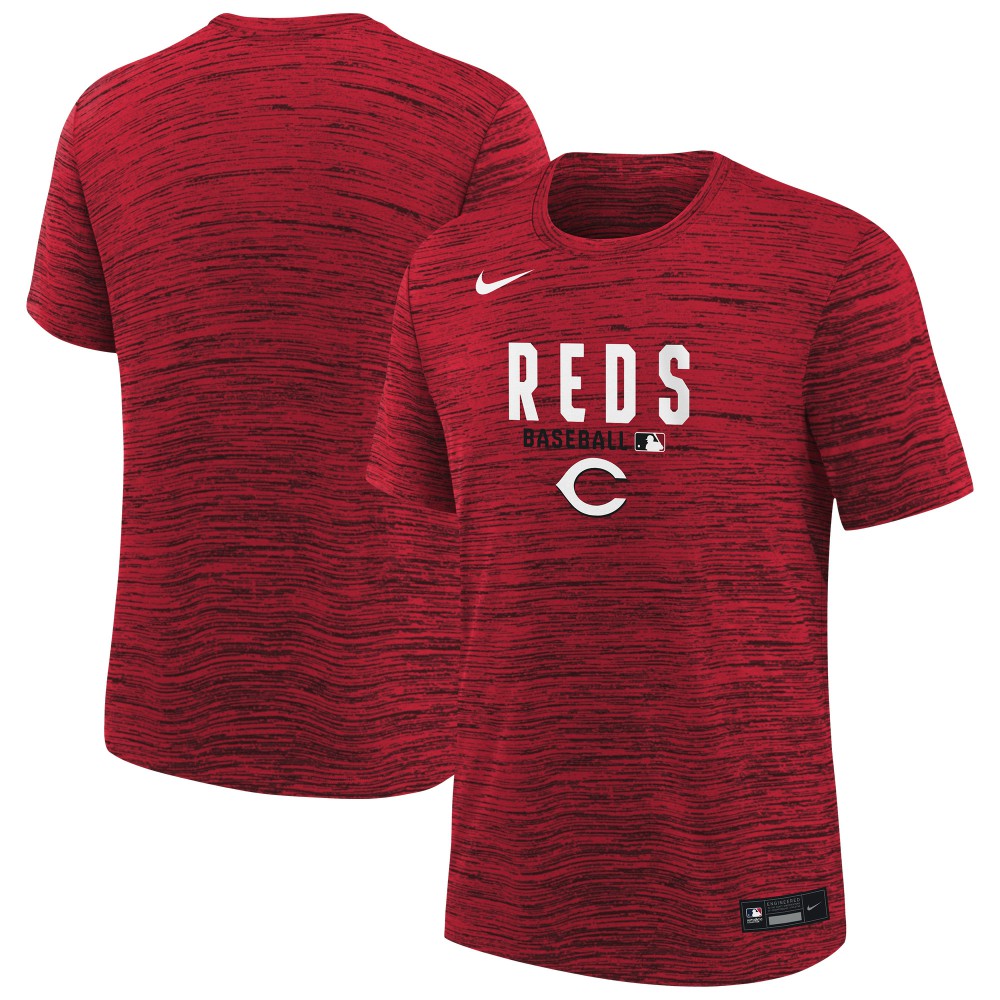 Cincinnati Reds Nike Youth Authentic Collection Velocity Dri-FIT T-Shirt - MLB