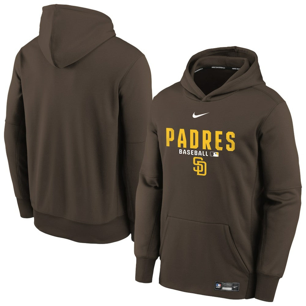San Diego Padres Nike Youth Authentic Collection Therma-FIT Hoodie - MLB