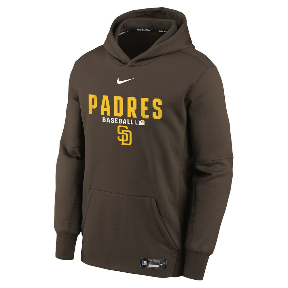 San Diego Padres Nike Youth Authentic Collection Therma-FIT Hoodie - MLB