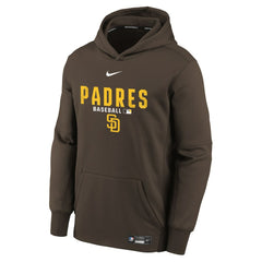 San Diego Padres Nike Youth Authentic Collection Therma-FIT Hoodie - MLB