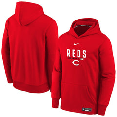 Cincinnati Reds Nike Youth Authentic Collection Therma-FIT Hoodie - MLB