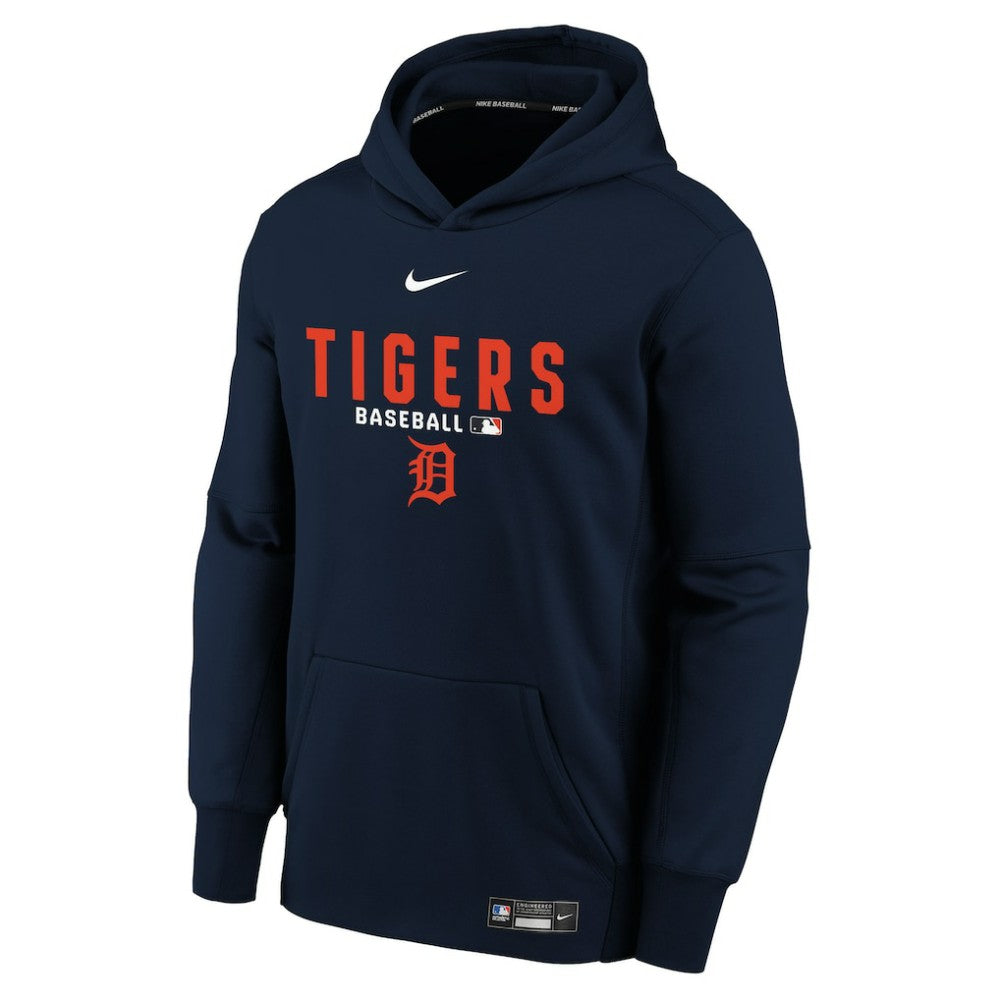 Detroit Tigers Nike Youth Authentic Collection Therma-FIT Hoodie - MLB