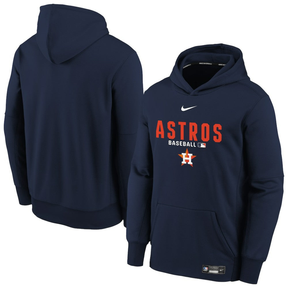 Houston Astros Nike Youth Authentic Collection Therma-FIT Hoodie - MLB