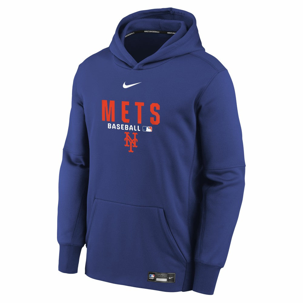 New York Mets Nike Youth Authentic Collection Therma-FIT Hoodie - MLB