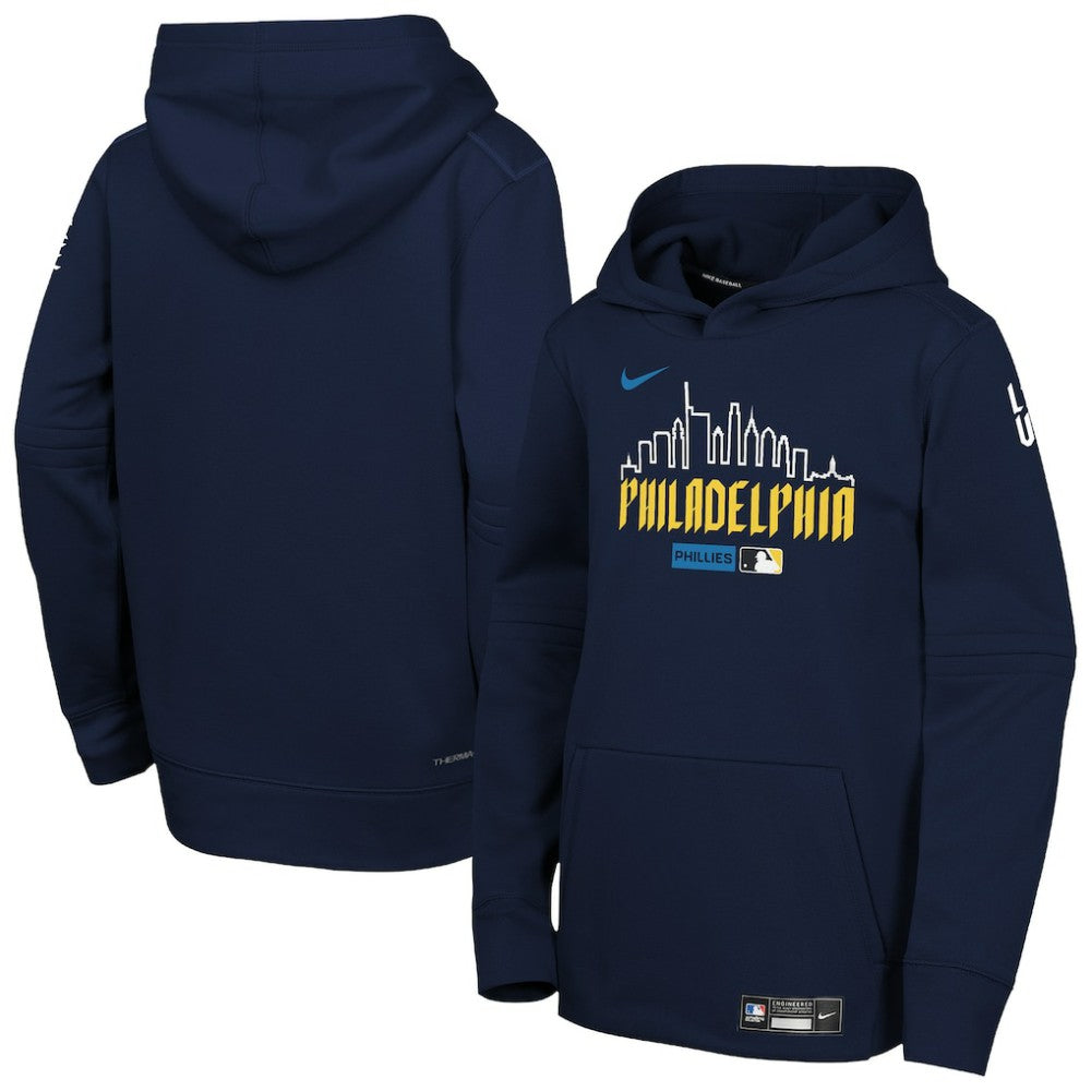 Philadelphia Phillies Nike Youth Authentic Collection City Connect Therma-FIT Hoodie - MLB