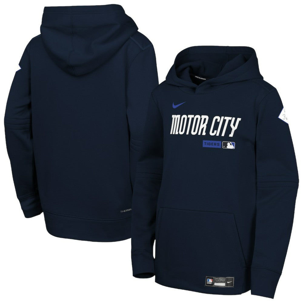Detroit Tigers Nike Youth Authentic Collection City Connect Therma-FIT Hoodie - MLB
