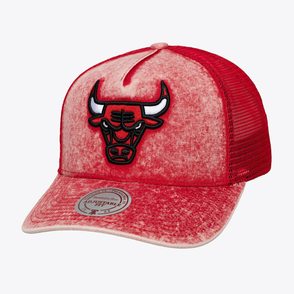 Chicago Bulls Gameday Snow Wash Adjustable Trucker Hat Red - NBA