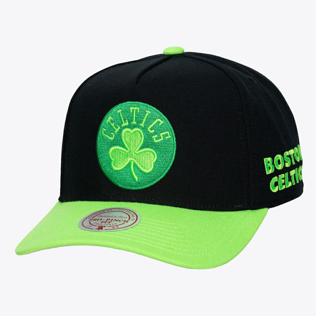 Boston Celtics Hardwood Classics Legendary Away Pro-Pinch Adjustable Hat Black - NBA