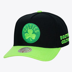 Boston Celtics Hardwood Classics Legendary Away Pro-Pinch Adjustable Hat Black - NBA
