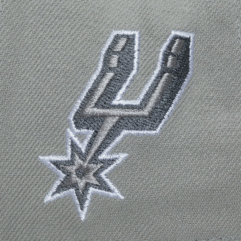 San Antonio Spurs Thunderstorm Head Coach Pro Crown Snapback Hat Gray - NBA