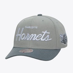 Charlotte Hornets Thunderstorm Head Coach Pro Crown Snapback Hat Gray - NBA