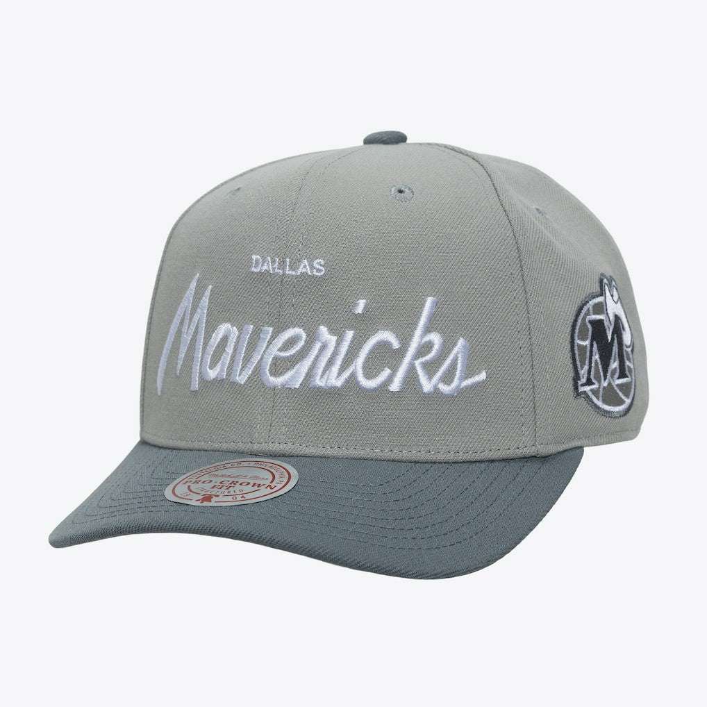 Dallas Mavericks Thunderstorm Head Coach Pro Crown Snapback Hat Gray - NBA