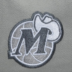 Dallas Mavericks Thunderstorm Head Coach Pro Crown Snapback Hat Gray - NBA