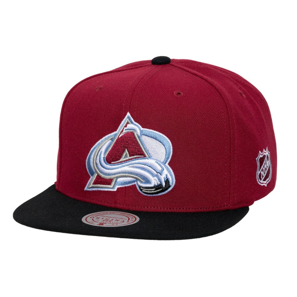 Colorado Avalanche Mitchell & Ness Legendary Away Snapback Hat - Burgundy - NHL