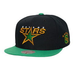 Dallas Stars Mitchell & Ness Legendary Away Snapback Hat - Black - NHL