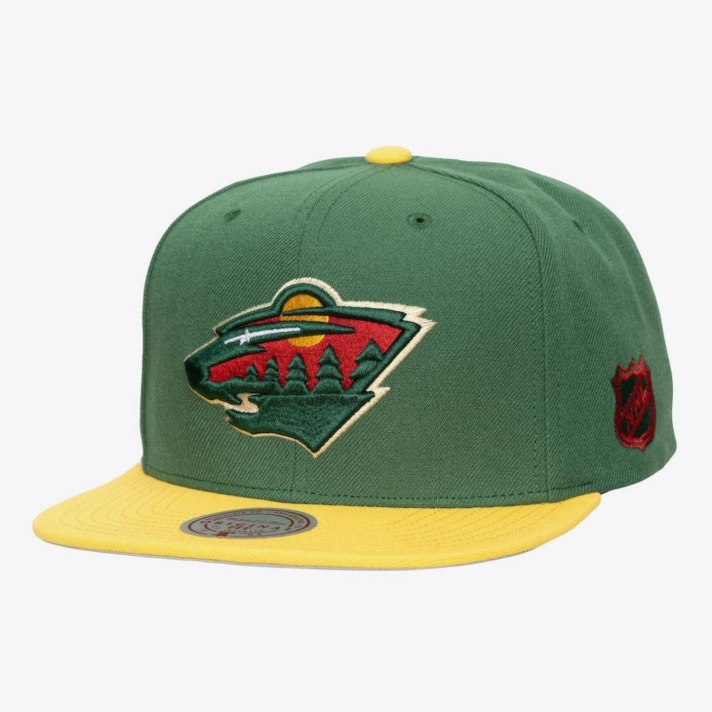 Minnesota Wild Mitchell & Ness Legendary Home Snapback Hat - Green - NHL