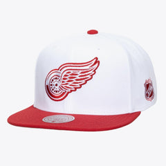 Detroit Red Wings Mitchell & Ness Legendary Home Snapback Hat - White - NHL