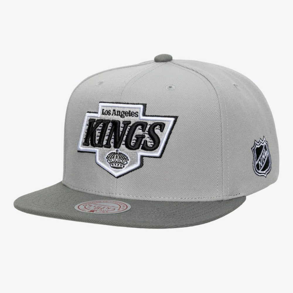 Los Angeles Kings Mitchell & Ness Legendary Home Snapback Hat - Gray - NHL