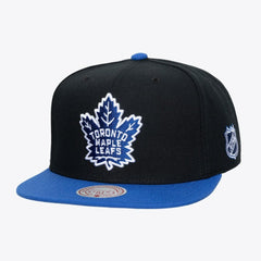 Toronto Maple Leafs Mitchell & Ness Legendary Home Snapback Hat - Black - NHL