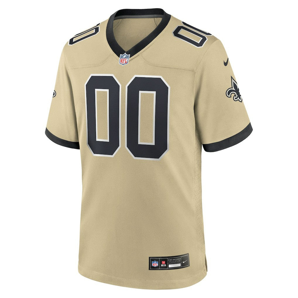 New Orleans Saints Gameday Golds Alternate Custom Game Jersey Gold | Nike for Sale