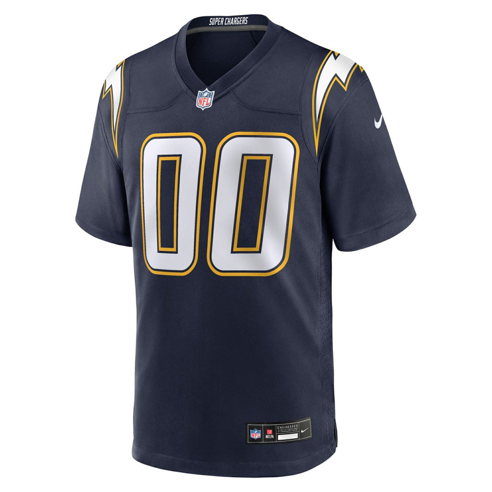Los Angeles Chargers Alternate Super Chargers Game Custom Jersey Navy | Nike for Sale