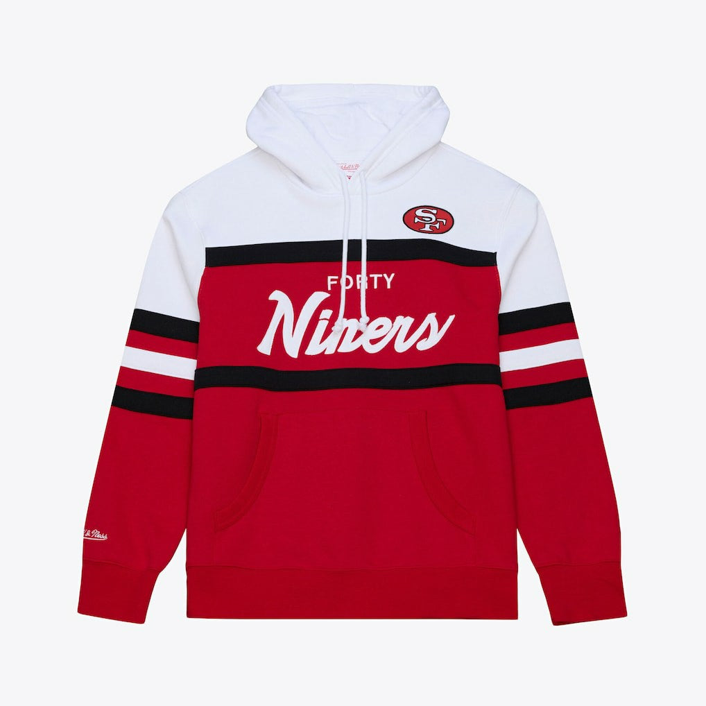 San Francisco 49ers Head Coach Hoodie Scarlet | Mitchell & Ness
