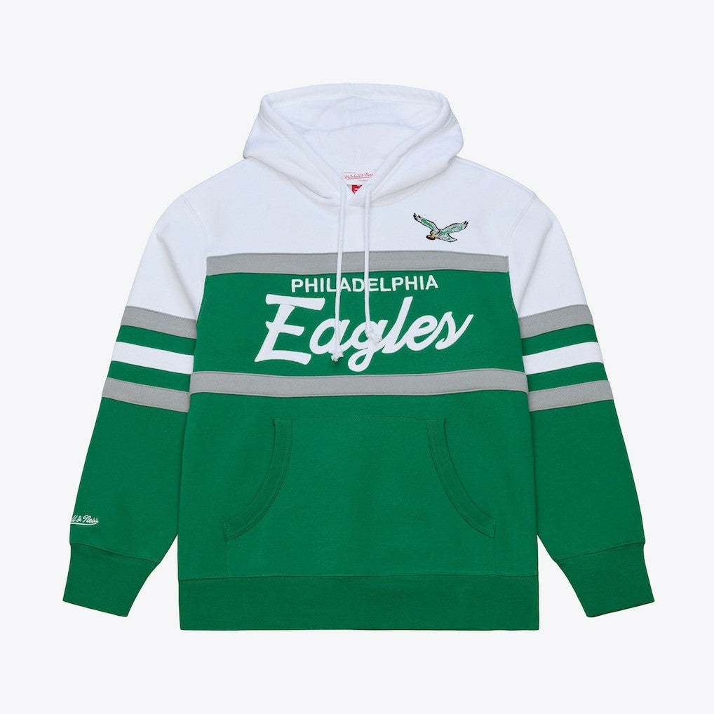 Philadelphia Eagles Head Coach Hoodie Kelly Green | Mitchell & Ness
