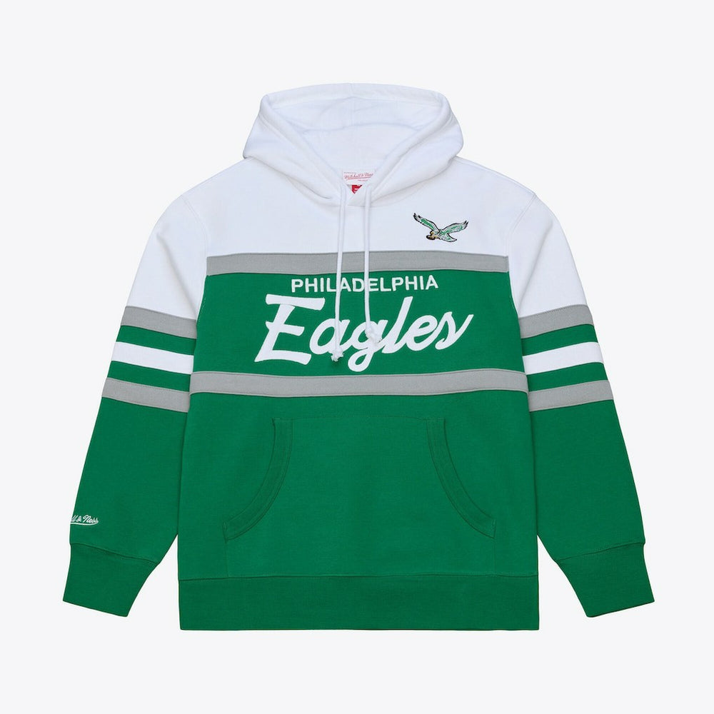 Philadelphia Eagles Head Coach Hoodie Kelly Green | Mitchell & Ness