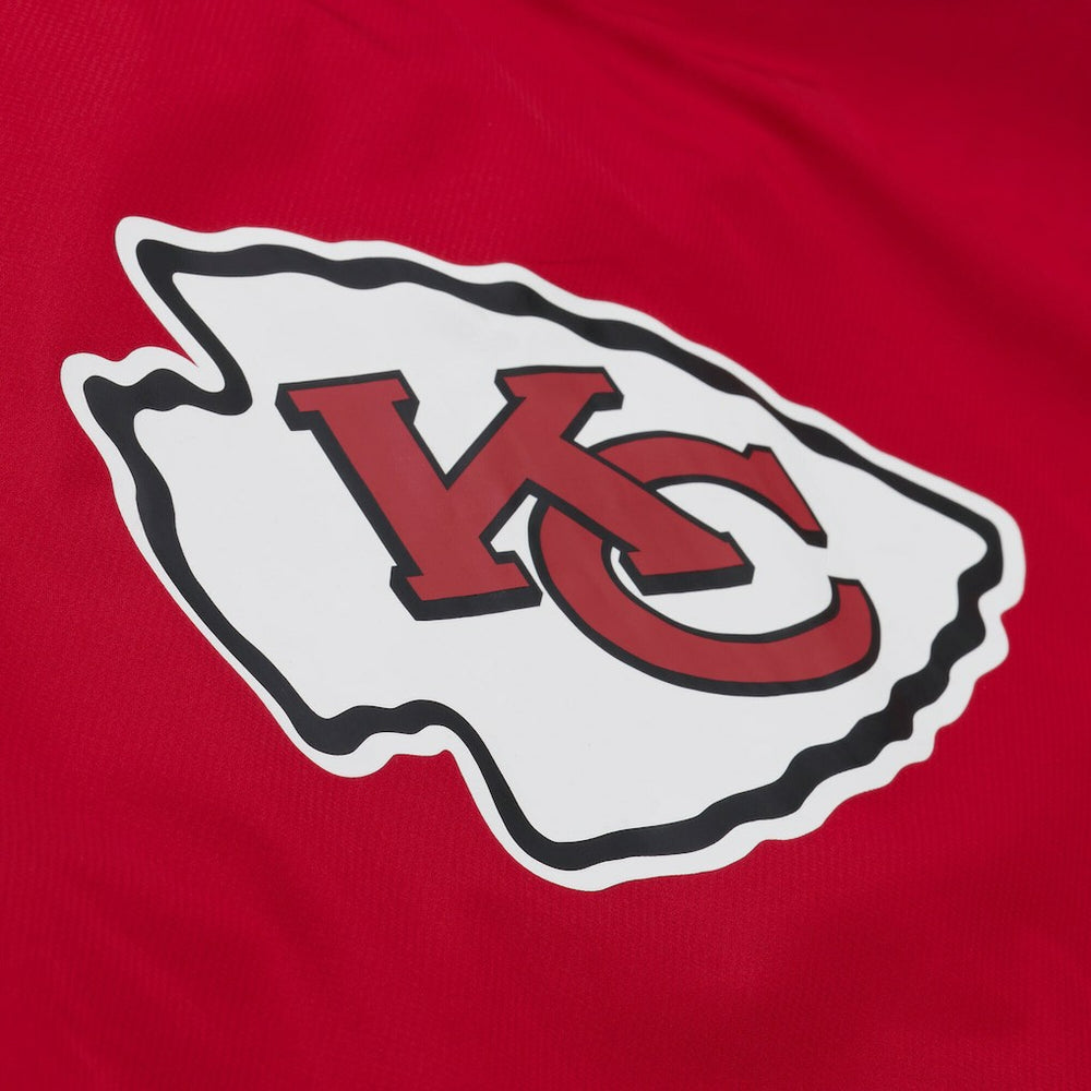 Kansas City Chiefs Coaches Full-Snap Hooded Windbreaker Jacket Red | Mitchell & Ness