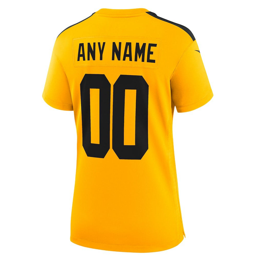 Pittsburgh Steelers Women's Alternate 1933 Throwback Game Custom Jersey Gold | Nike for Sale