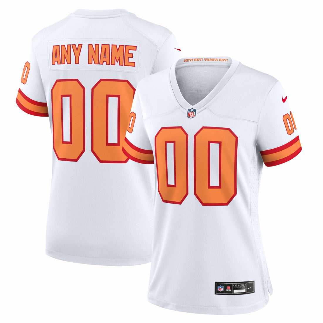 76 Tampa Bay Buccaneers Women's 50th Season Custom Game Jersey White | Nike for Sale