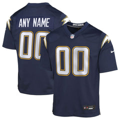 Los Angeles Chargers Youth Alternate Super Chargers Game Custom Jersey Navy | Nike for Sale