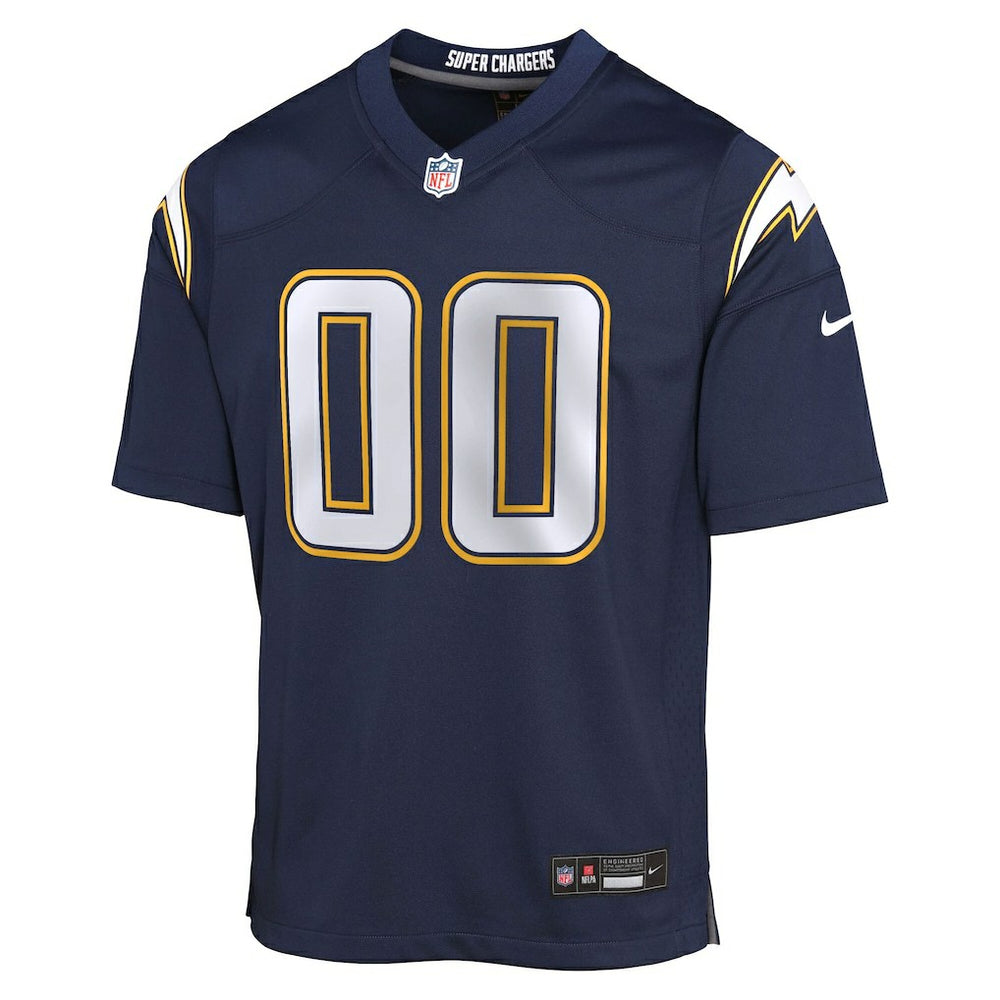 Los Angeles Chargers Youth Alternate Super Chargers Game Custom Jersey Navy | Nike for Sale