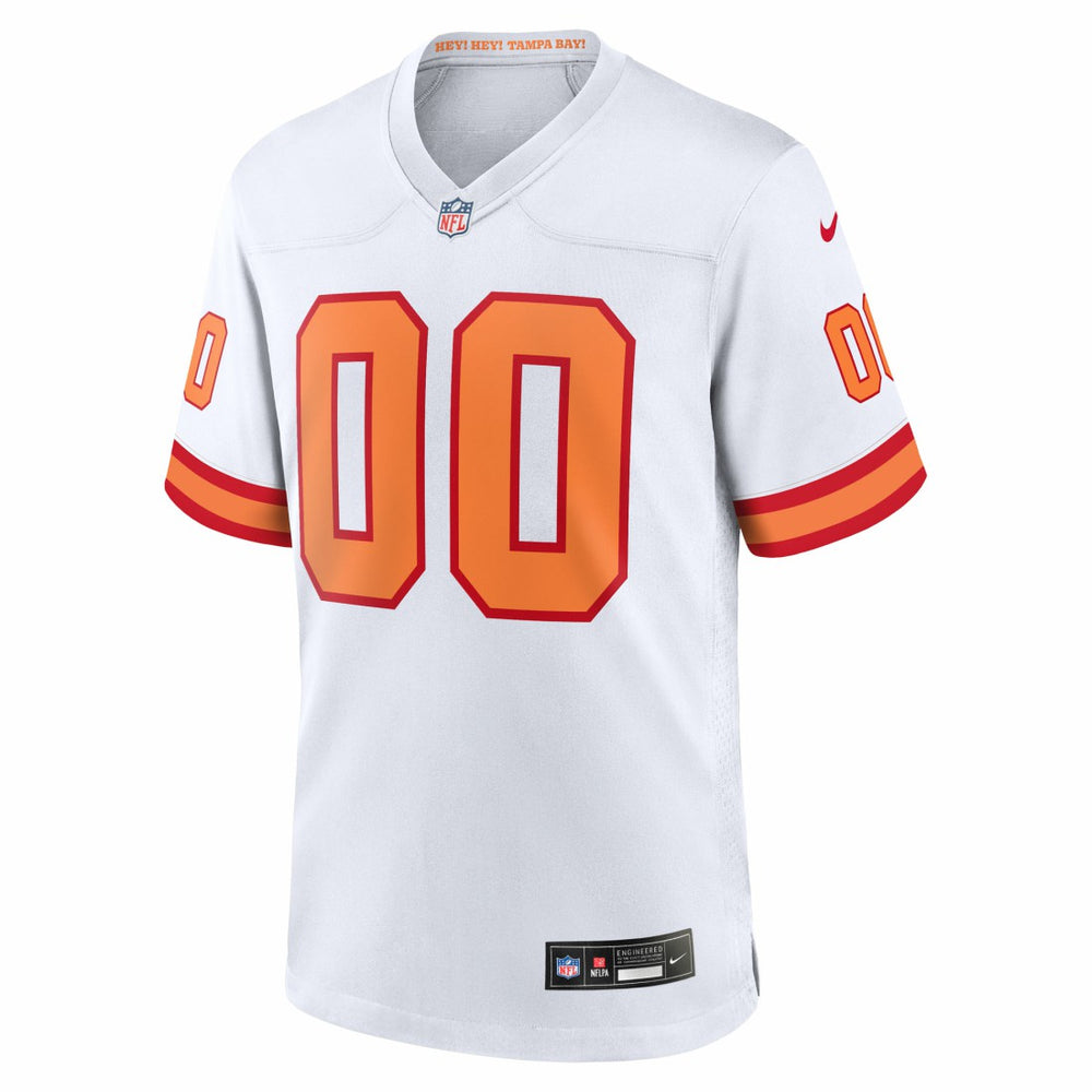 76 Tampa Bay Buccaneers Youth 50th Season Custom Game Jersey White | Nike for Sale