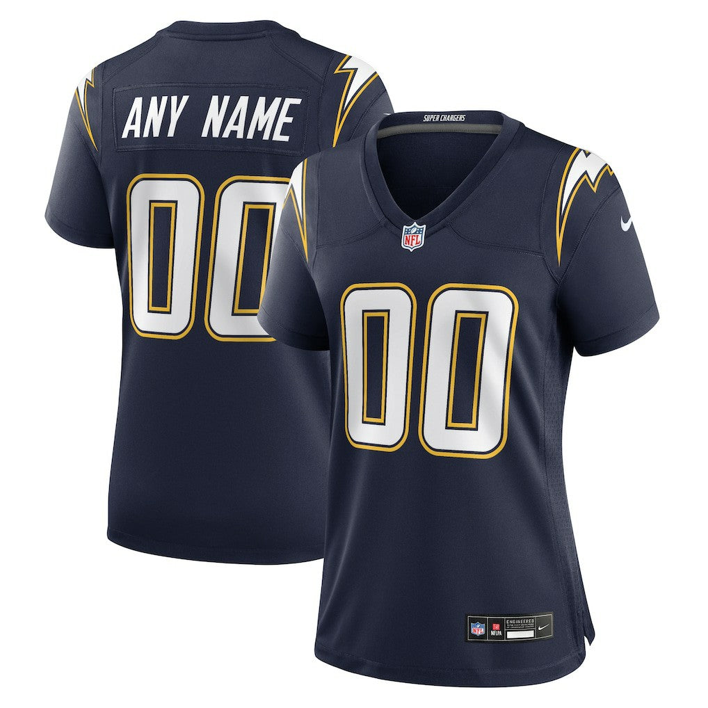 Los Angeles Chargers Women's Alternate Super Chargers Game Custom Jersey Navy | Nike for Sale