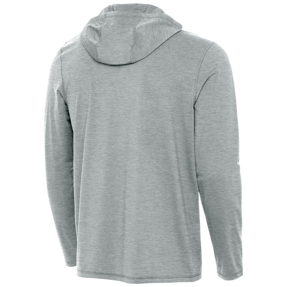 Oklahoma City Thunder Antigua 2025 NBA Finals Champions Tidy Quarter-Zip Hoodie Heather Gray - NBA